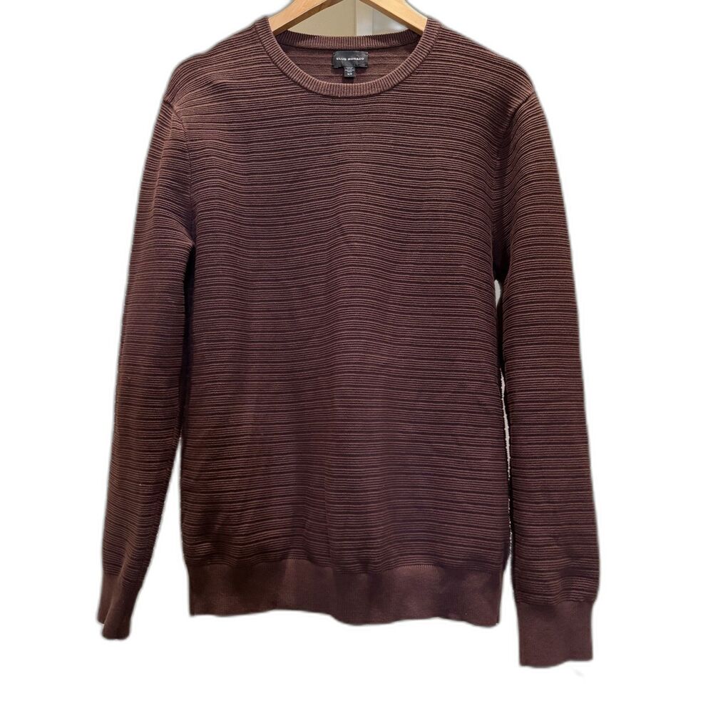 Club Monaco Mens Bergundy Sweater Small